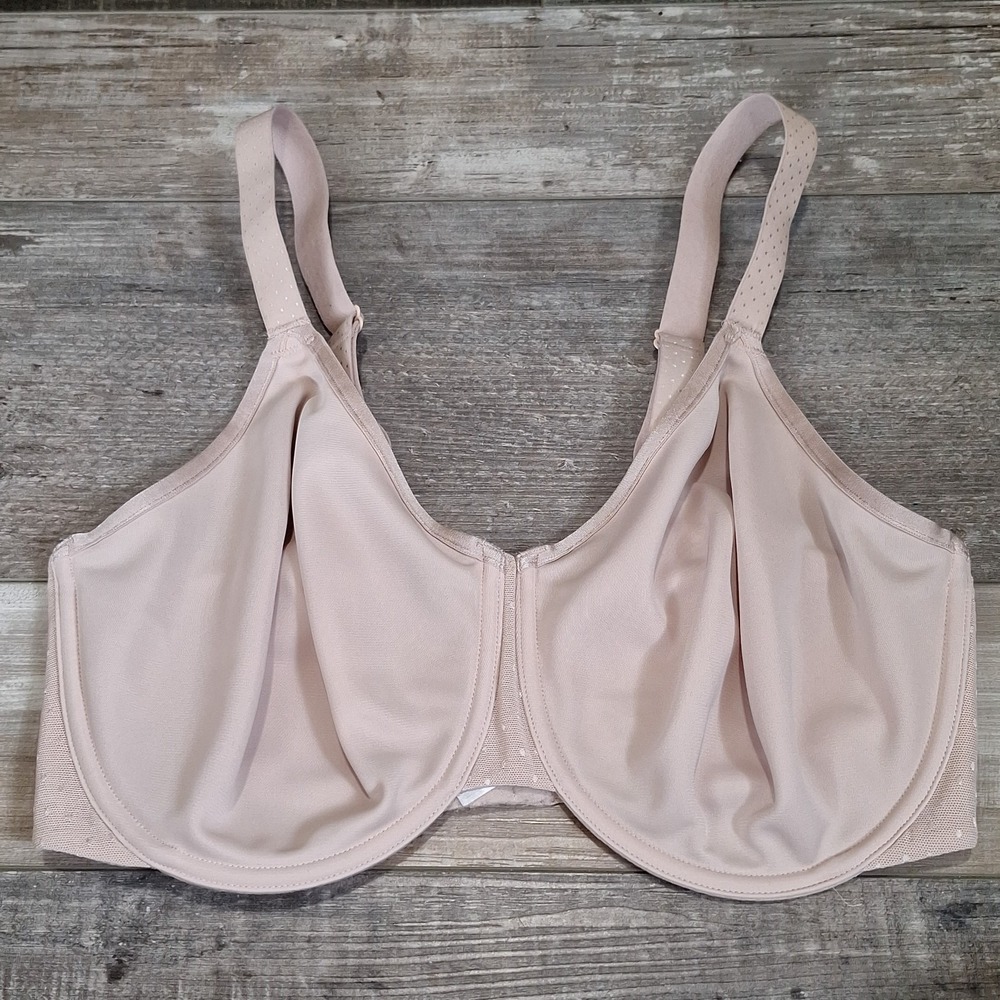 Wacoal 857303 Back Appeal Full Figure Molded Minimizer Bra Beige 34G